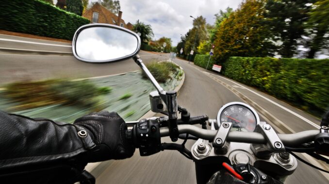 motorcycle rear view mirror